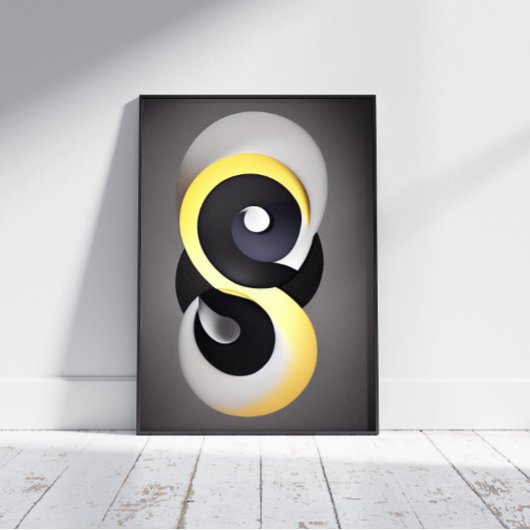 Poster Abstrait Enso