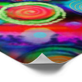 Poster Abstrait Faire Quelque Chose Aujourd'Hui Citer L'I (Coin)