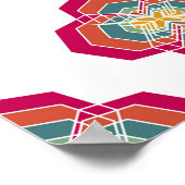 Poster Abstrait  Floral Arrière - plan, textu de surface (Coin)