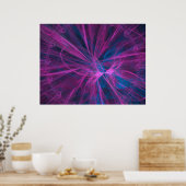 Poster abstrait fractal (Cuisine)