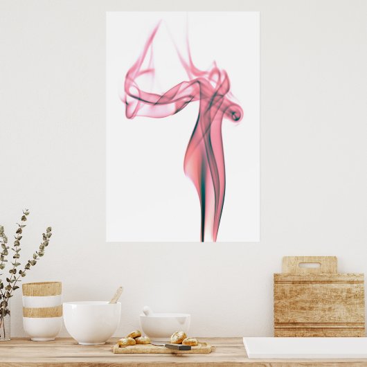 Poster Abstrait - Fumée 1 (Cuisine)