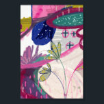 Poster Abstrait funky par Amy Moen<br><div class="desc">Art floral abstrait coloré et ludique par Amy Moen</div>