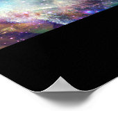 Poster Abstrait Galaxy (Coin)