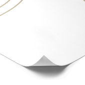 Poster Abstrait géométrique (Coin)
