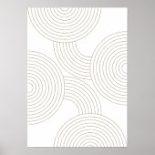 Poster Abstrait géométrique (Devant)