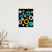 Poster Abstrait géométrique (Cuisine)