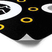 Poster Abstrait géométrique (Coin)