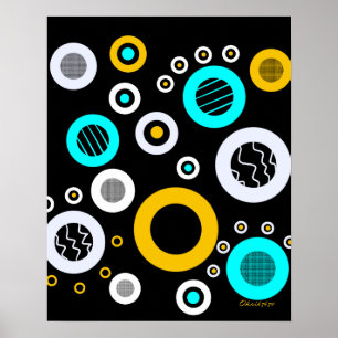 Poster Abstrait géométrique