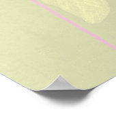 Poster Abstrait Gold Poisson Wallart (Coin)
