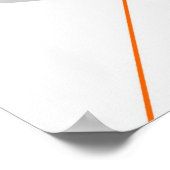 Poster Abstrait gris orange blanc blanc cassé AP0002 (Coin)