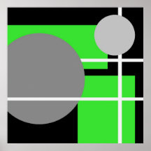 Abstrait gris vert noir blanc gris AP0001