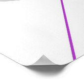 Poster Abstrait gris violet blanc blanc blanc blanc noir  (Coin)
