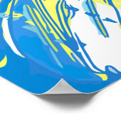 Poster Abstrait Happy Whimsical Sun Word Art (Coin)