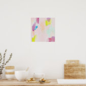 Poster Abstrait Imprimer Blush Multi (Cuisine)