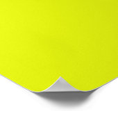 Poster Abstrait jaune minimal lunaire (Coin)