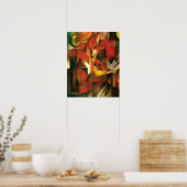 Poster Abstrait ~ Le Renard par Franz Marc (Cuisine)