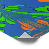 Poster Abstrait Lilly (Coin)