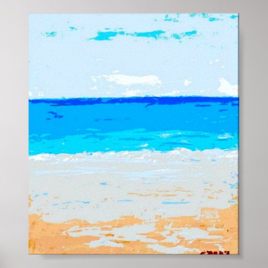 Poster Abstrait Maui No Ka Oi (Devant)