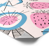 Poster Abstrait Mid-Century moderne (Coin)