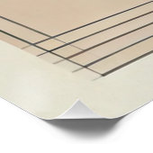 Poster Abstrait minimaliste (Coin)