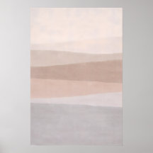 Abstrait Minimaliste Moderne Horizon Neutre Bicolo