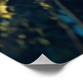 Poster Abstrait miroir brisé Vivid moderne (Coin)