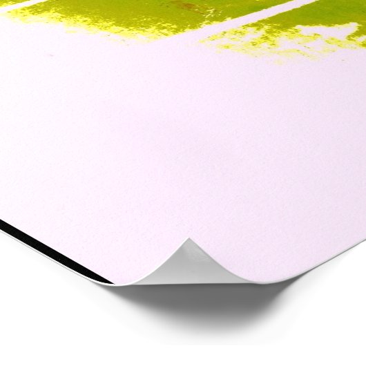 Poster Abstrait moderne Art moderne original (Coin)