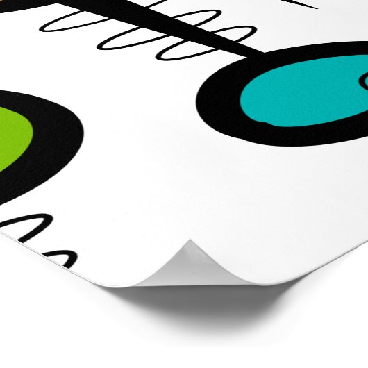 Poster Abstrait moderne du milieu du siècle #44 (Coin)