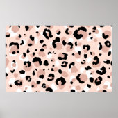 Poster Abstrait moderne léopard sans couture motif. Amima (Devant)
