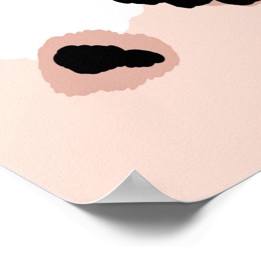 Poster Abstrait moderne léopard sans couture motif. Amima (Coin)