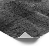 Poster Abstrait moderne noir et blanc (Coin)