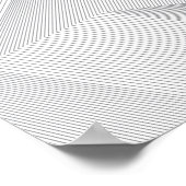 Poster Abstrait, moderne, simple, dynamique motif de lign (Coin)