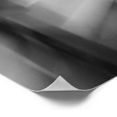 Poster Abstrait monochrome NYC (Coin)