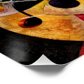 Poster Abstrait Musical Style Kandinsky (Coin)
