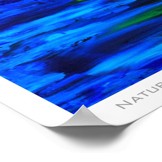 Poster Abstrait naturel (Coin)