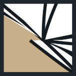 Poster Abstrait neutre moderne<br><div class="desc">Améliorez votre espace grâce à cette superbe affiche Abstraite moderne et neutre. Le design abstrait est composé d'une audacieuse motif en noir et blanc avec un arrière - plan beige qui ajoute une touche de glamour et de sophistication à toutes les chambres. L'affiche est imprimée sur du papier de haute...</div>