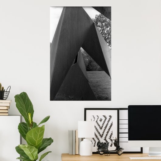 Poster Abstrait no 1 (Bureau à domicile)