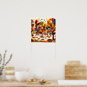 Poster Abstrait Park (Cuisine)