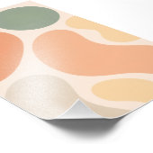 Poster Abstrait Pastel Shapes (Coin)