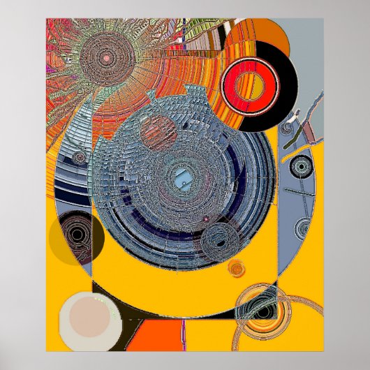 Poster Abstrait - Propaine (Devant)