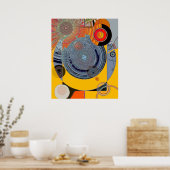 Poster Abstrait - Propaine (Cuisine)