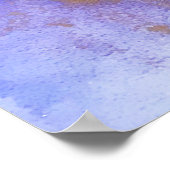 Poster Abstrait Purple Gold Metallic Pink (Coin)