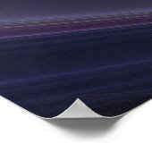 Poster Abstrait Rainbow Swirl (Coin)