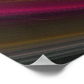 Poster Abstrait Rainbow Swirl (Coin)