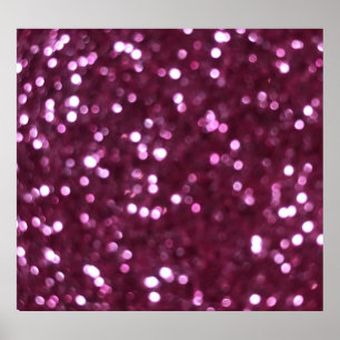 Poster Abstrait rose, lumières déconcentrées bokeh.