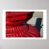 Poster Abstrait rouge (Devant)