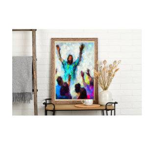 Poster Abstrait Seigneur Nous Avons Besoin De Vous Mainte