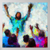 Poster Abstrait Seigneur Nous Avons Besoin De Vous Mainte (Devant)