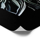 Poster Abstrait Shabby Chic King Lion (Coin)