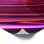 Poster Abstrait Soundwave (Coin)